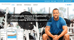 Desktop Screenshot of ipersonaltrainonline.com