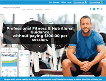 Tablet Screenshot of ipersonaltrainonline.com